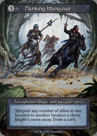 Flanking Maneuver, Sorcery card ALP 222 — Alpha set