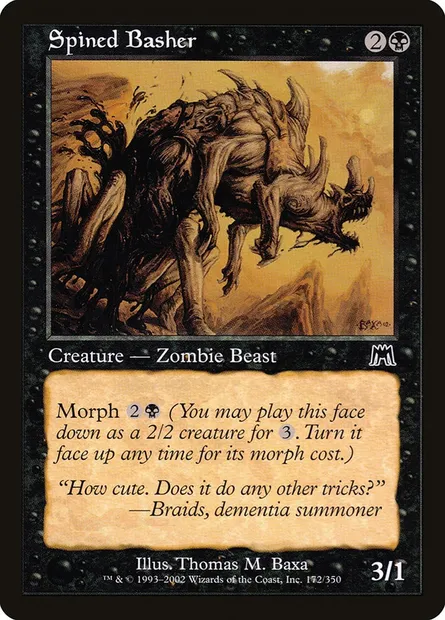 Défonceur à échine, carte Magic ONS 172 — extension Carnage