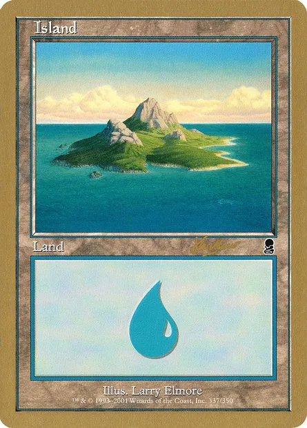 Île, carte Magic WC02 shh337 — extension World Championship Decks 2002