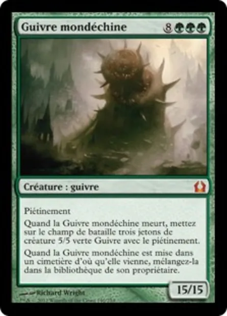 Guivre mondéchine, carte Magic RTR 140 — extension Retour à Ravnica