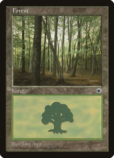 Forêt, carte Magic POR 213 — extension Portal