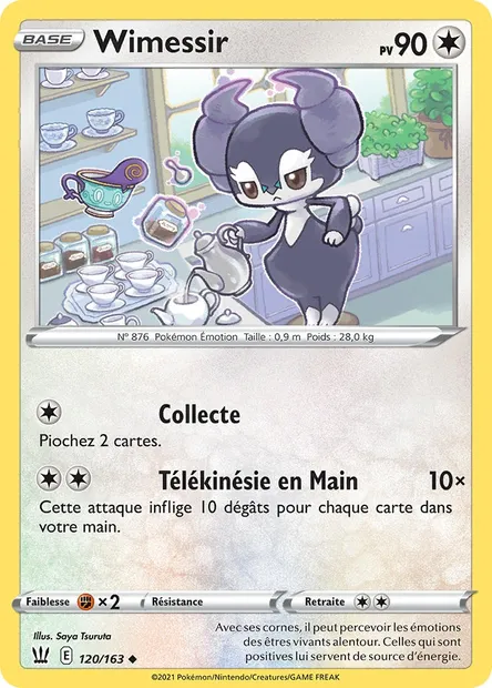 Wimessir, carte Pokémon BST 120 — extension Styles de combat