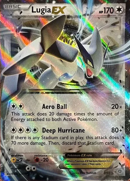 Lugia ex, carte Pokémon TDX 068 — extension Theme Deck & Blisters Exclusives