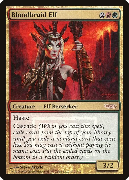 Bloodbraid Elf, Magic card F10 4 — Friday Night Magic 2010 set