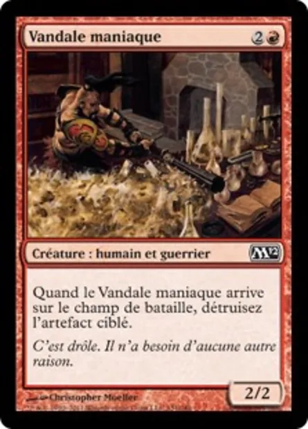 Vandale maniaque, carte Magic M12 151 — extension Magic 2012