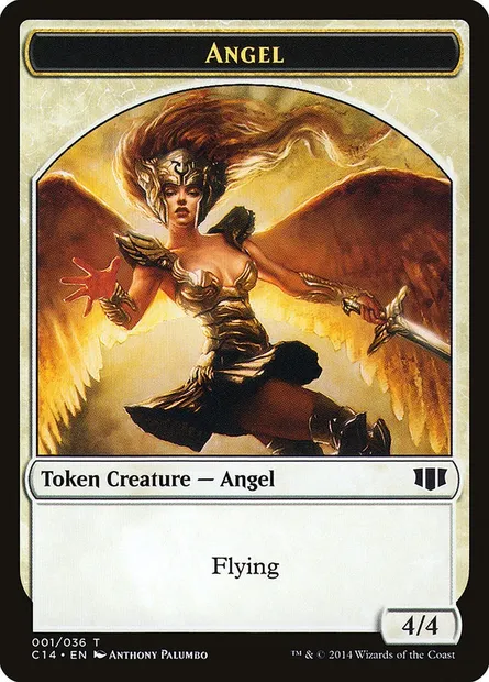 Angel, Magic card TC14 1 — Commander 2014 Tokens set
