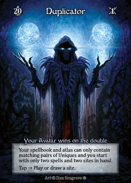 Duplicator, Sorcery card GOT 004 — Gothic set