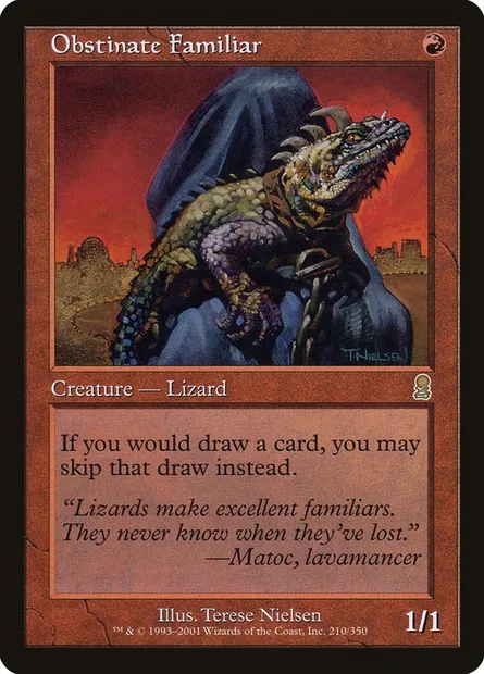 Familier tenace, carte Magic ODY 210 — extension Odyssée
