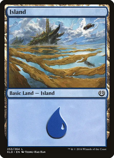 Island, Magic card KLD 253 — Kaladesh set