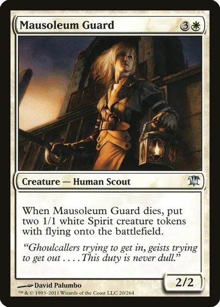 Mausoleum Guard, Magic card ISD 20 — Innistrad set