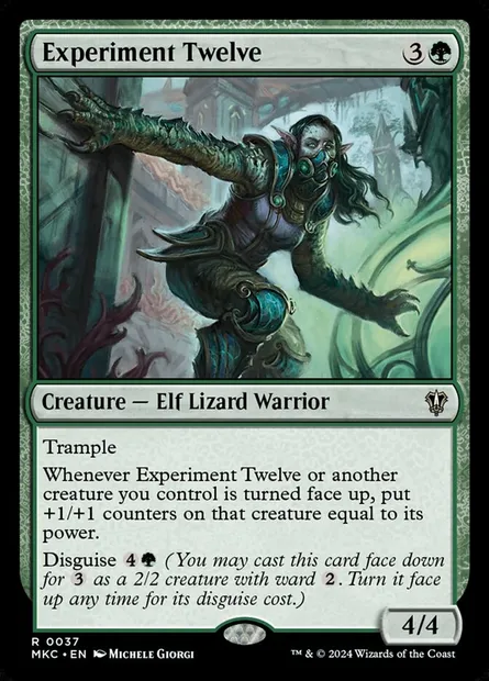 Experiment Twelve, Magic card MKC 37 — Murders at Karlov Manor Commander set