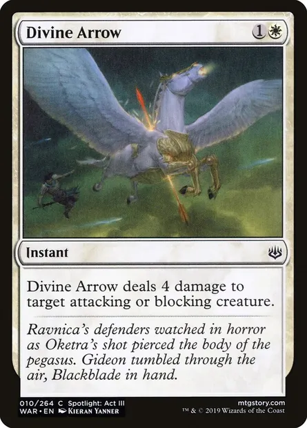 Divine Arrow, Magic card WAR 10 — War of the Spark set
