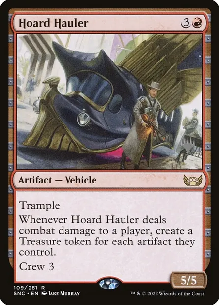 Hoard Hauler, Magic card PSNC 109p — Streets of New Capenna Promos set