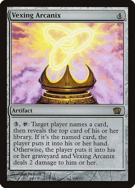 Vexing Arcanix, Magic card 8ED 319★ — Eighth Edition set