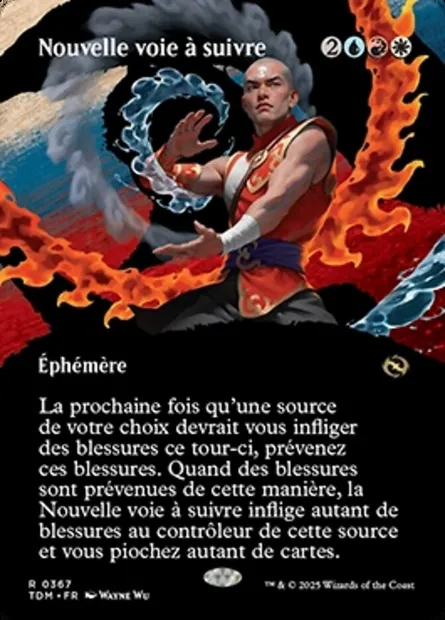 Nouvelle voie à suivre, carte Magic TDM 367 — extension Tarkir: Dragonstorm