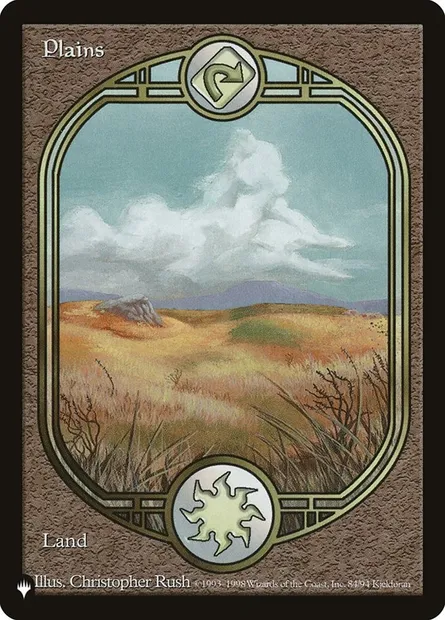 Plains, Magic card PLST UGL-84 — The List set