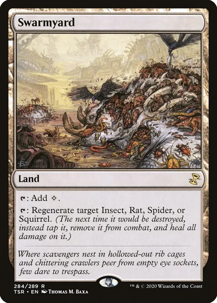 Swarmyard, Magic card TSR 284 — Time Spiral Remastered set