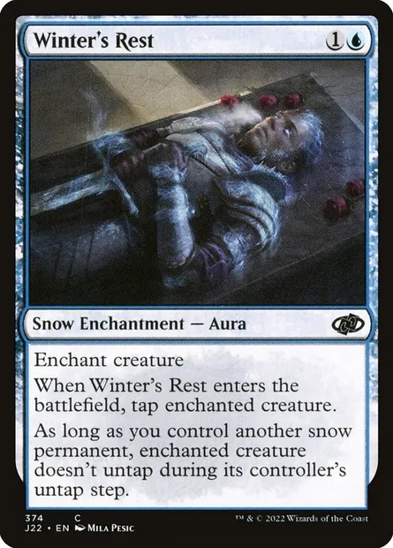 Winter's Rest, Magic card J22 374 — Jumpstart 2022 set