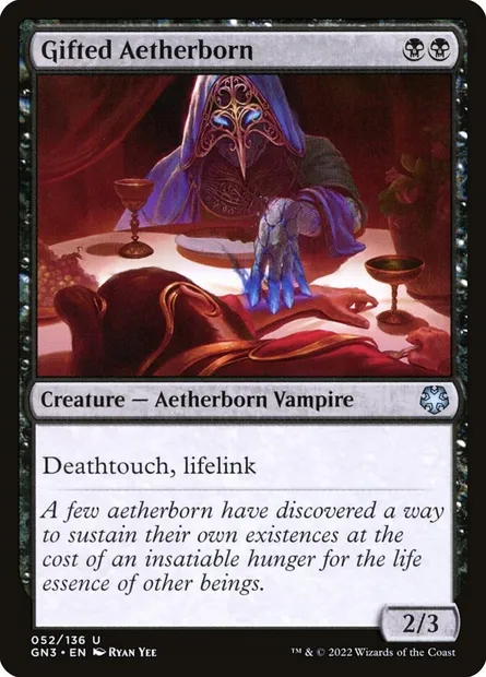 Gifted Aetherborn, Magic card GN3 52 — Game Night: Free-for-All set