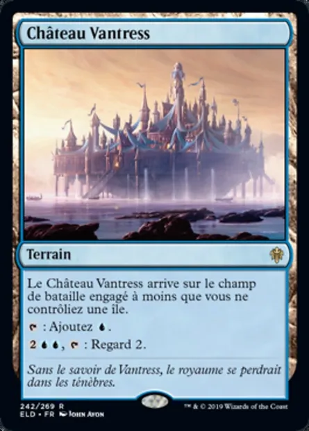 Château Vantress, carte Magic ELD 242 — extension Throne of Eldraine