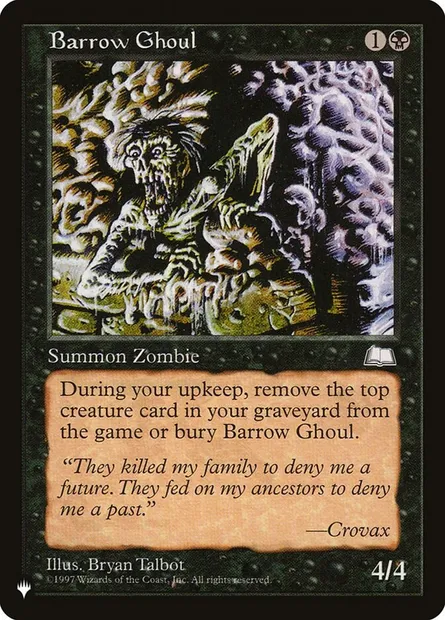 Barrow Ghoul, Magic card PLST WTH-61 — The List set