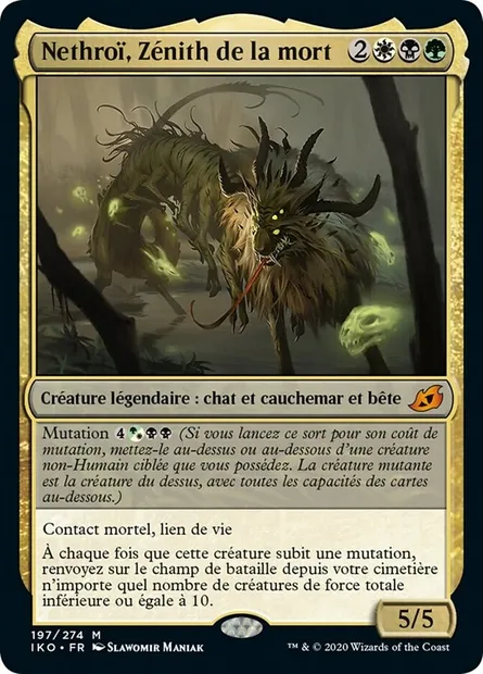 Nethroï, Zénith de la mort, carte Magic IKO 197 — extension Ikoria: Lair of Behemoths