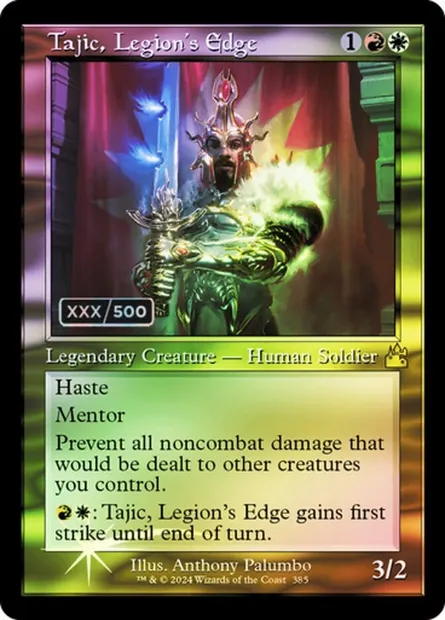 Tajic, Legion's Edge, Magic card RVR 385z — Ravnica Remastered set