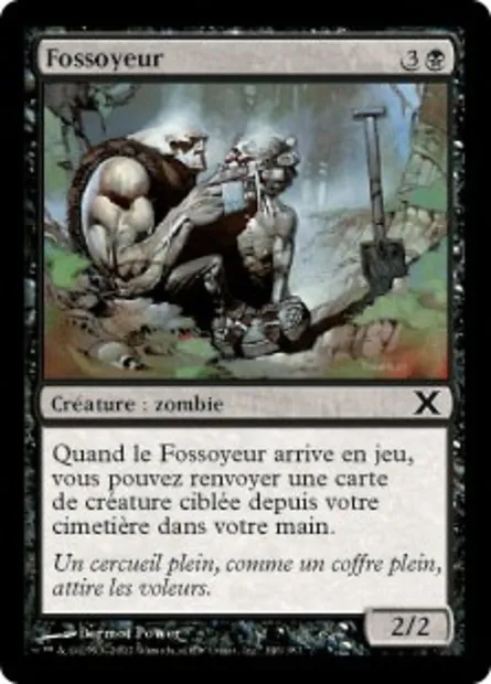Fossoyeur, carte Magic 10E 146 — extension Dixième édition