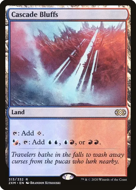 Cascade Bluffs, Magic card 2XM 313 — Double Masters set