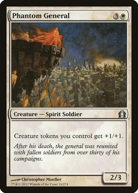 Phantom General, Magic card RTR 16 — Return to Ravnica set