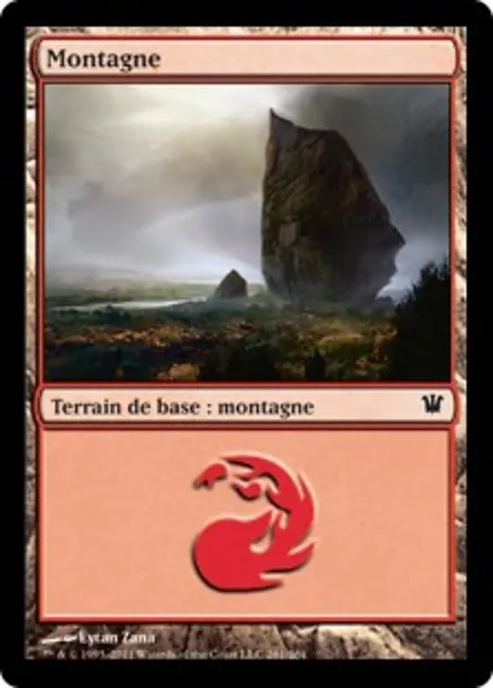 Montagne, carte Magic ISD 261 — extension Innistrad