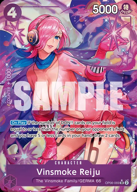 Vinsmoke Reiju, One Piece card OP06-069 — WINGS OF THE CAPTAIN set