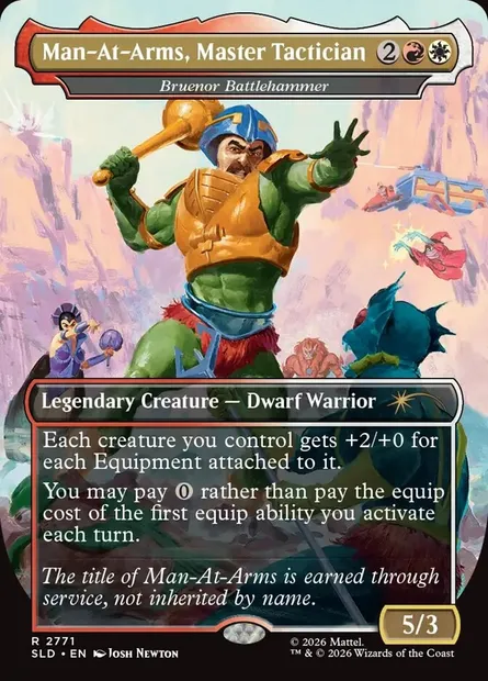 Bruenor Battlehammer, Magic card SLD 2771 — Secret Lair Drop set