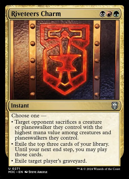 Riveteers Charm, Magic card M3C 271 — Modern Horizons 3 Commander set