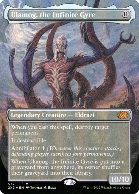 Ulamog, l'Épicycle Infini, carte Magic 2X2 577 — extension Double Masters 2022