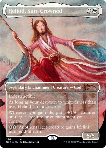Heliod, Sun-Crowned, Magic card SLD 214 — Secret Lair Drop set