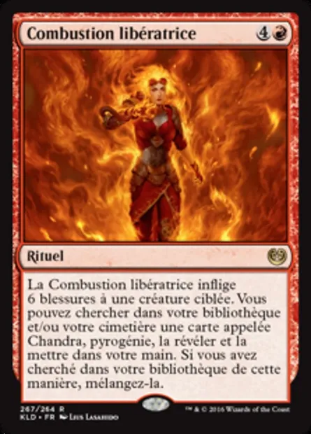 Combustion libératrice, carte Magic KLD 267 — extension Kaladesh