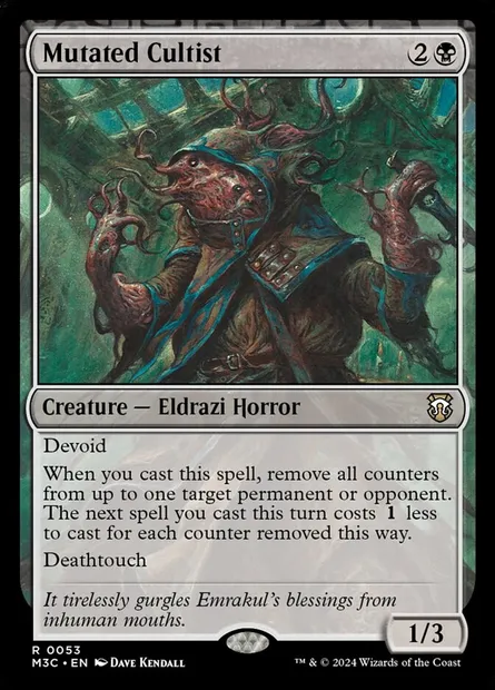 Mutated Cultist, Magic card M3C 53 — Modern Horizons 3 Commander set