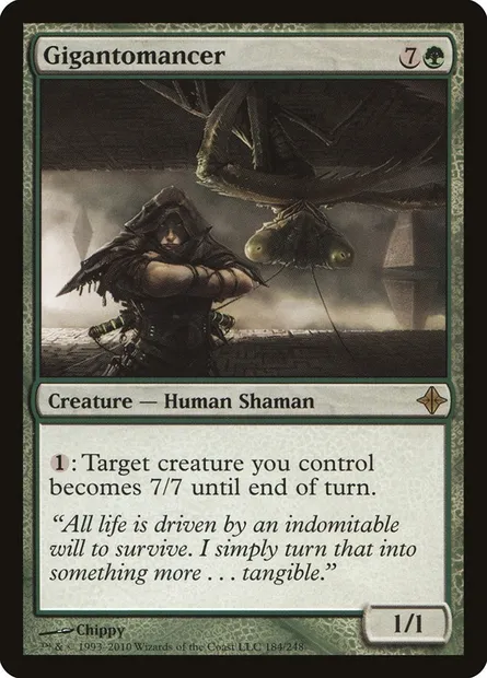 Gigantomancer, Magic card ROE 184 — Rise of the Eldrazi set
