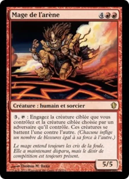 Mage de l'arène, carte Magic C13 115 — extension Commander 2013