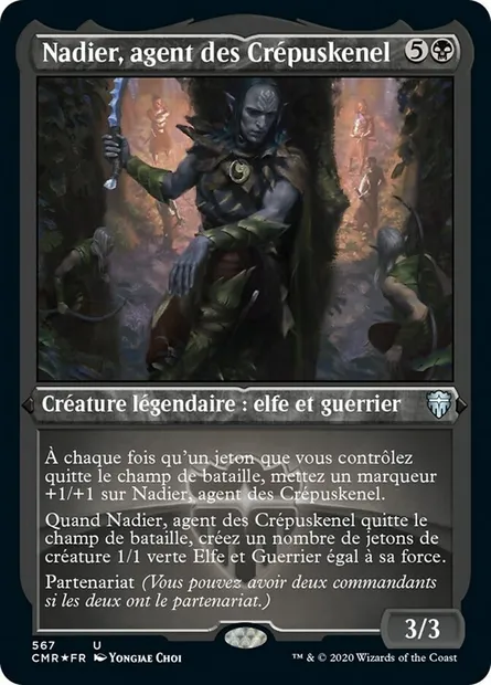 Nadier, agent des Crépuskenel, carte Magic CMR 567 — extension Commander Legends