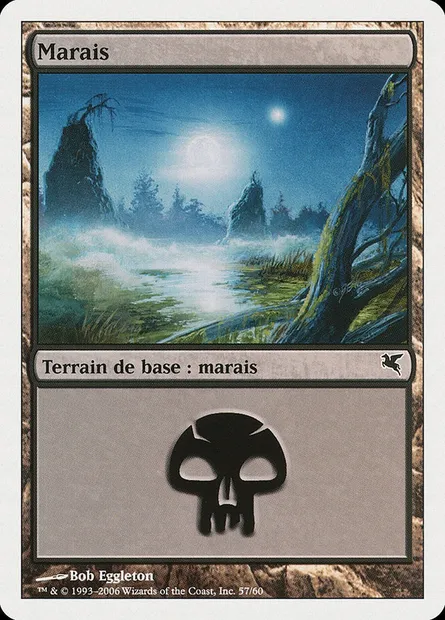 Swamp, Magic card PSAL A57 — Salvat 2005 set