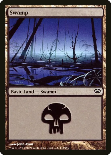 Swamp, Magic card PC2 142 — Planechase 2012 set