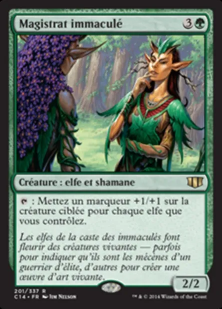 Magistrat immaculé, carte Magic C14 201 — extension Commander 2014