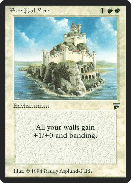 Fortified Area, Magic card LEG 14 — Legends set