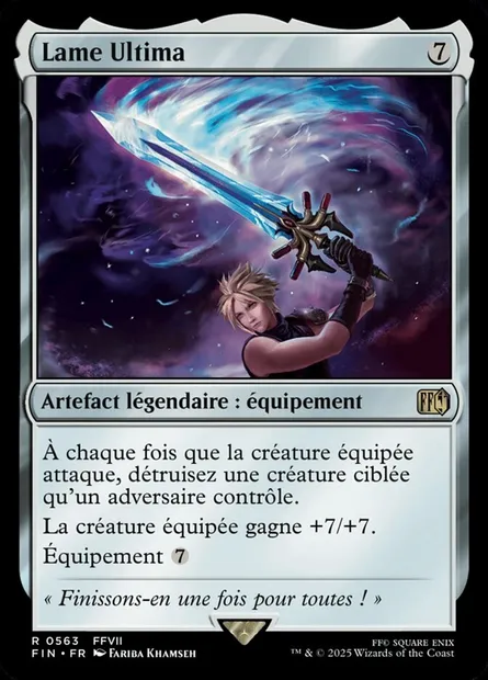Ultima arma, carte Magic FIN 563 — extension Final Fantasy