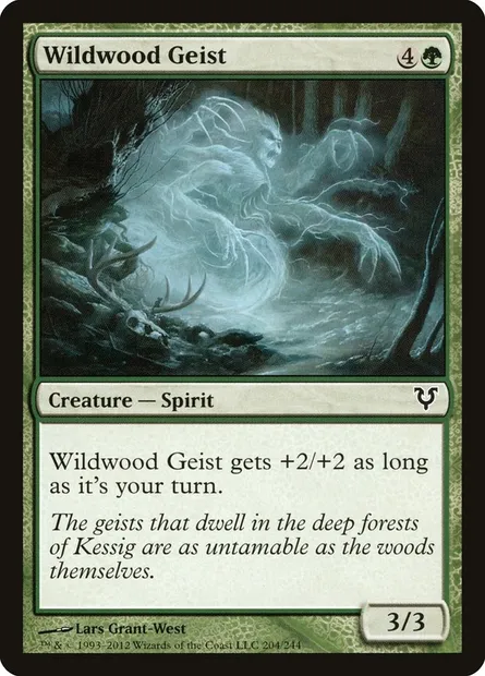 Wildwood Geist, Magic card AVR 204 — Avacyn Restored set
