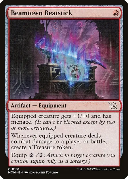 Beamtown Beatstick, Magic card MOM 131 — March of the Machine set