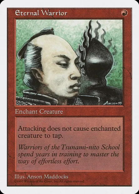 Eternal Warrior, Magic card 5ED 225 — Fifth Edition set