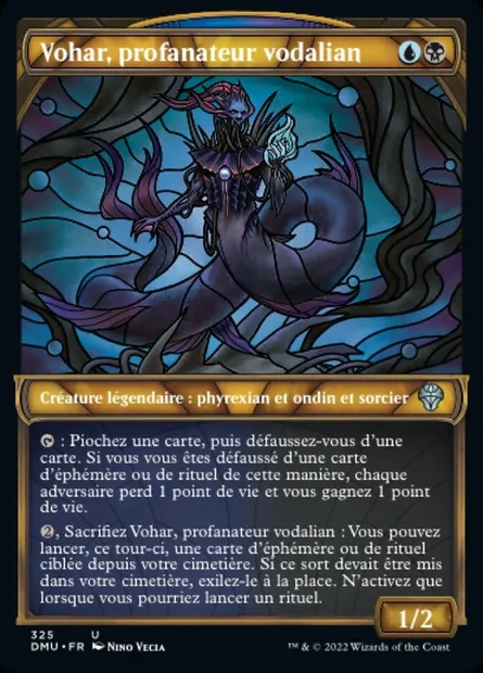 Vohar, profanateur vodalian, carte Magic DMU 325 — extension Dominaria Uni